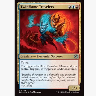 牌客窝 万智牌  双焰旅者 Twinflame Travelers 银 多色