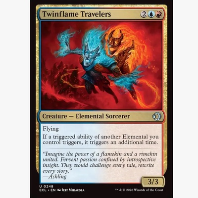 牌客窝 万智牌  双焰旅者 Twinflame Travelers 银 多色