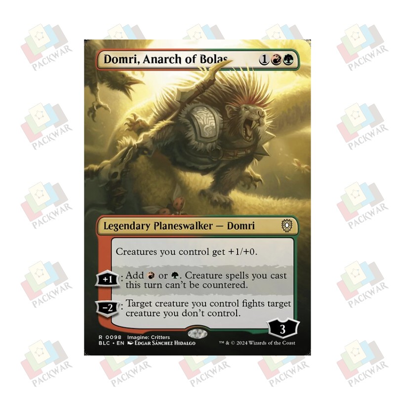 牌客窝 万智牌  波拉斯逆竖多密 Domri, Anarch of Bolas 金 多