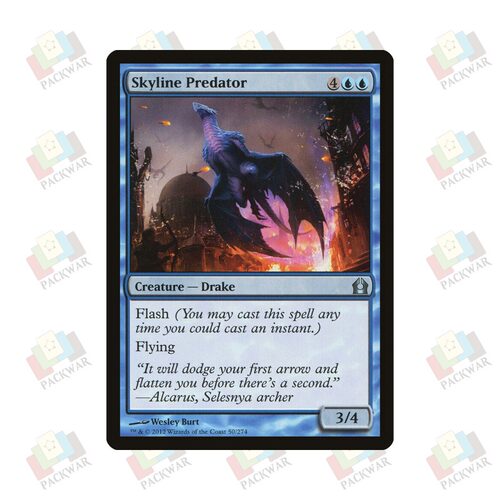牌客窝 万智牌 天际掠夺者 Skyline Predator 银 蓝 闪