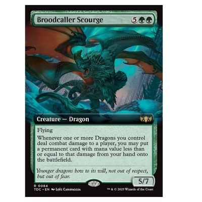 牌客窝 万智牌 呼族祸害 Broodcaller Scourge 金 绿