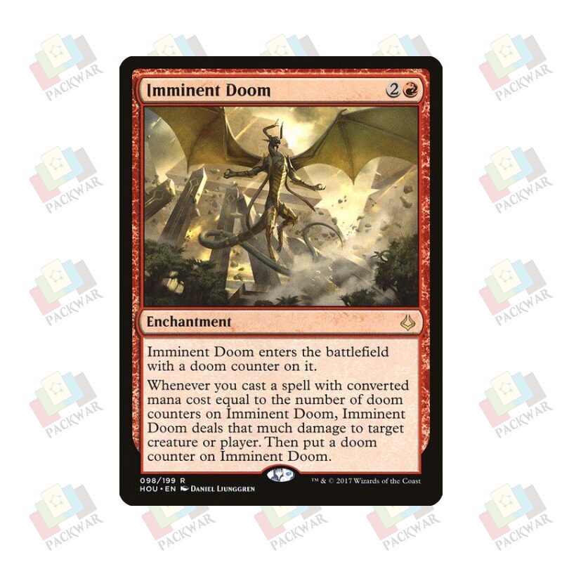 牌客窝 万智牌 灾祸临头 Imminent Doom 金 红 闪