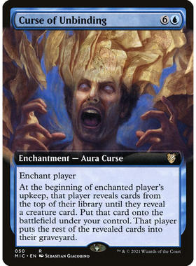 牌客窝 万智牌 失神诅咒 Curse of Unbinding  金 蓝