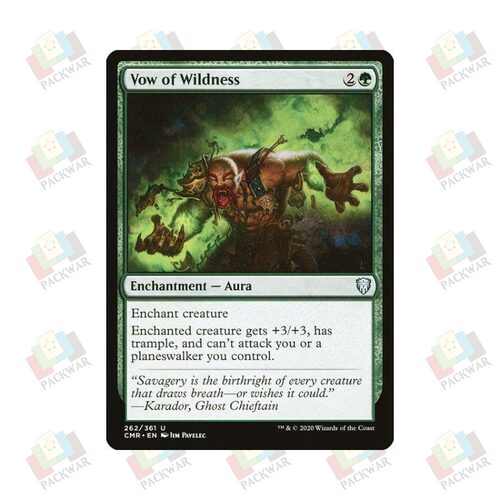 牌客窝 万智牌 野性之誓约 Vow of Wildness 银 绿色