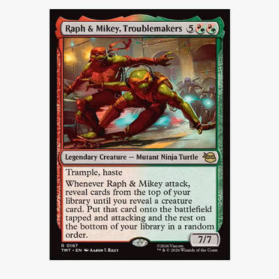 经常捣乱的拉夫与麦奇 Raph & Mikey, Troublemakers 金 多色