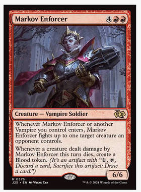 牌客窝 万智牌 马可夫执法者 Markov Enforcer 金 红