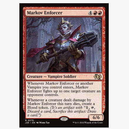 牌客窝 万智牌 马可夫执法者 Markov Enforcer 金 红