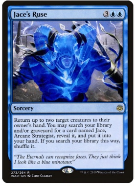 牌客窝 万智牌  杰斯的诈术  Jace's Ruse  金 蓝 英文