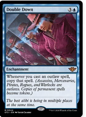 牌客窝 万智牌  双倍加注 Double Down 秘稀 蓝色