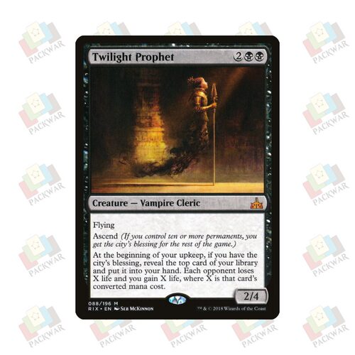 牌客窝 万智牌  暮光先知 Twilight Prophet 秘稀 黑 闪