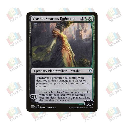牌客窝 万智牌 群落显贵瓦丝卡 Vraska, Swarm's Eminence 银 多