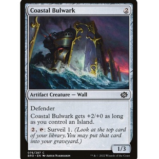 铁 牌客窝 神器 Bulwark Coastal 万智牌 沿岸筑垒械
