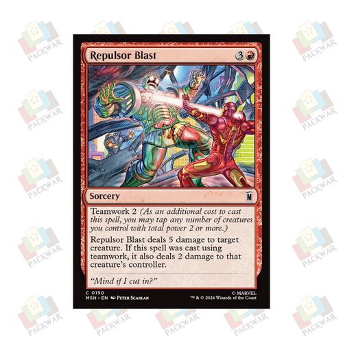 牌客窝 万智牌 冲击炮 Repulsor Blast 铁 红 闪