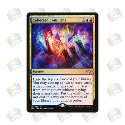 牌客窝 万智牌  征召咒法 Collected Conjuring 金 多色 闪