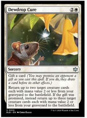 牌客窝 万智牌 露珠疗伤 Dewdrop Cure 银 白色