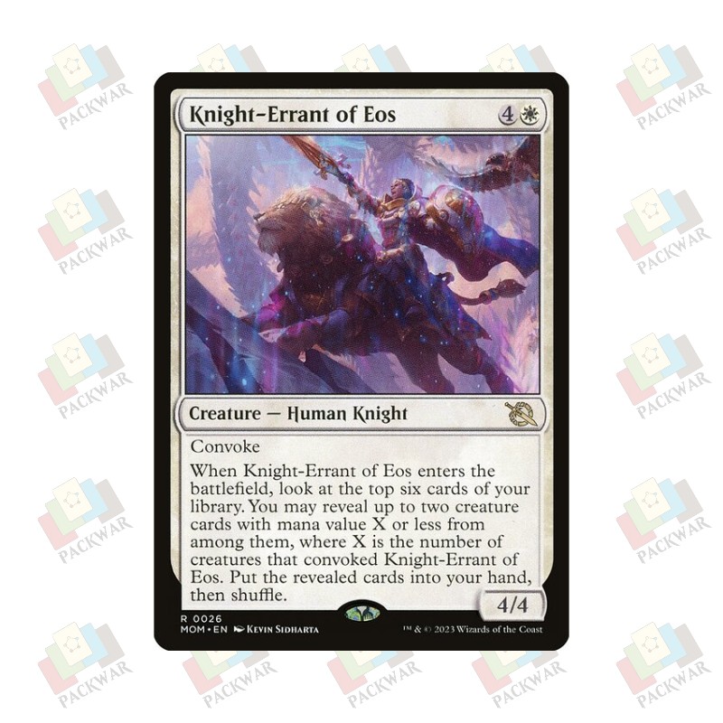 牌客窝 万智牌 亿欧游侠骑士 Knight-Errant of Eos 金 白 闪图片