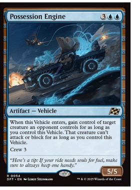 牌客窝 万智牌  控驭引擎 Possession Engine 金 蓝色