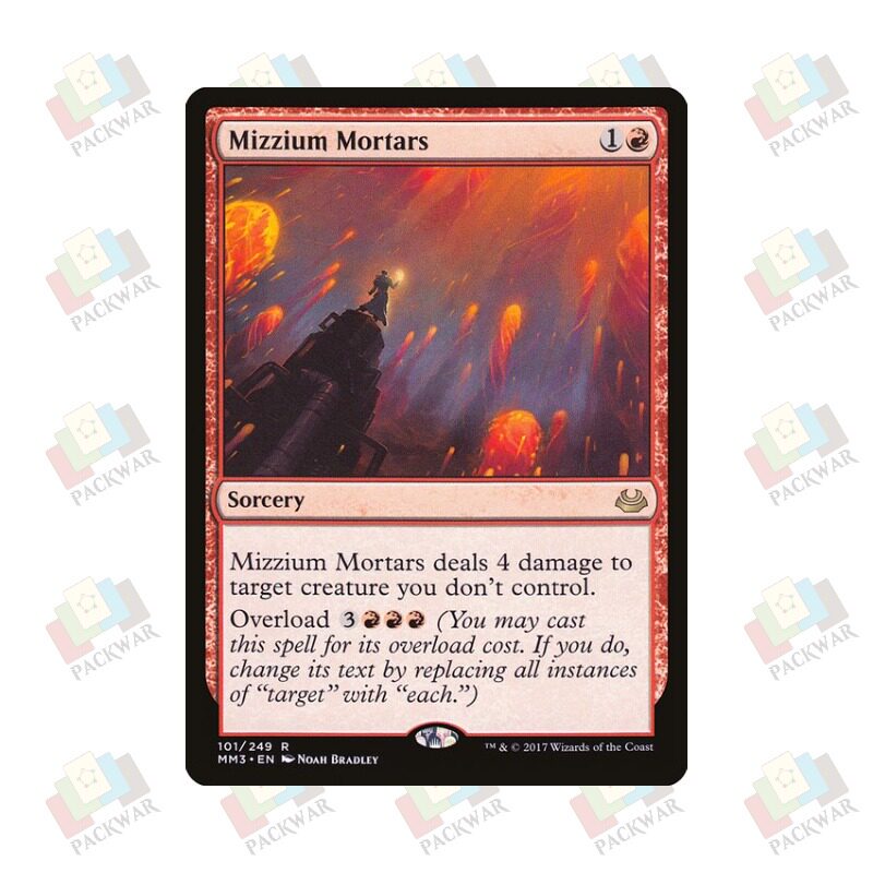 牌客窝 万智牌 米捷轰击 Mizzium Mortars 金 红 闪图片