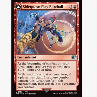 万智牌  支线任务：水斗球赛 Sidequest: Play Blitzball 银 红色