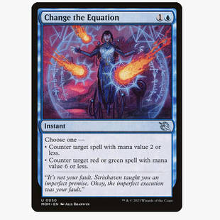 Change 改变等式 the Equation 蓝 牌客窝 银 万智牌