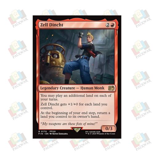 牌客窝 万智牌 塞尔·迪恩 Zell Dincht  金 红 闪