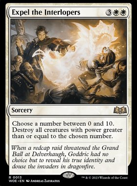 牌客窝 万智牌 驱逐来者 Expel the Interlopers 金 白色