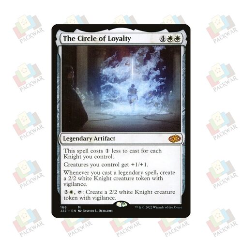 牌客窝 万智牌 忠诚焰圈 The Circle of Loyalty 秘稀 白 闪