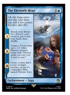 牌客窝 万智牌 危机时刻 WHO  The Eleventh Hour  金 蓝 闪