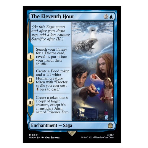 牌客窝 万智牌 危机时刻 WHO  The Eleventh Hour  金 蓝 闪