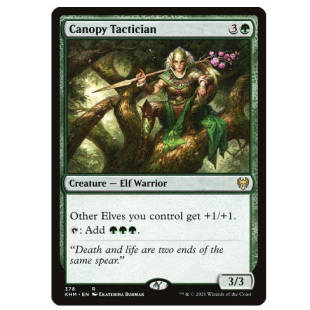 万智牌 林冠策士 Canopy Tactician 金 绿