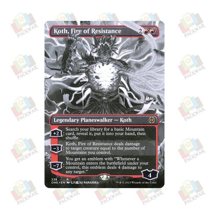 牌客窝 万智牌 志士烈火寇斯 Koth, Fire of Resistance 金 红 闪