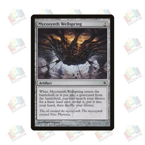 牌客窝 万智牌  构生菌涌泉 Mycosynth Wellspring 铁 神器 闪