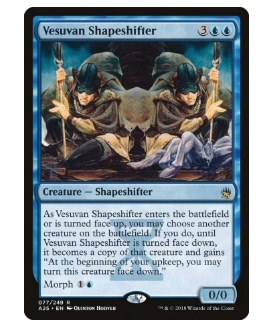 牌客窝 万智牌  维苏瓦变形兽  Vesuvan Shapeshifter 金 蓝 闪
