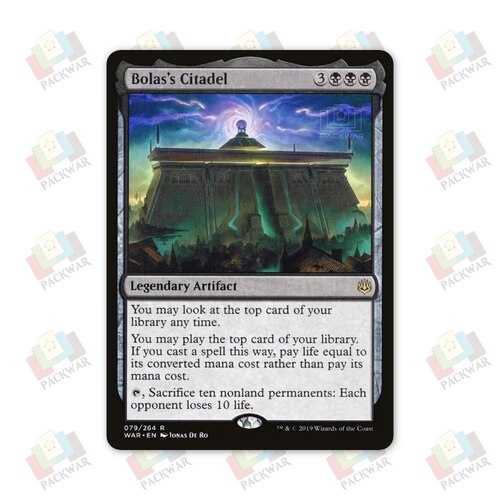 牌客窝 万智牌  波拉斯尊殿 Bolas's Citadel 金 黑 闪