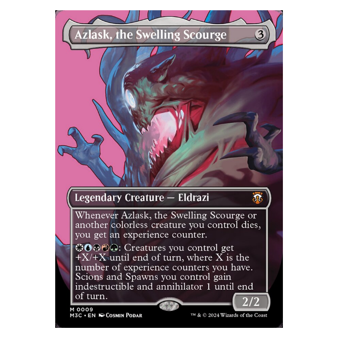 万智牌 翻涌灾祸兹拉克 Azlask, the Swelling Scourge 秘稀 无色