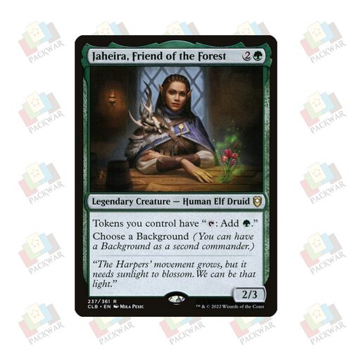 万智牌 树林之友贾希拉 Jaheira, Friend of the Forest 金 绿