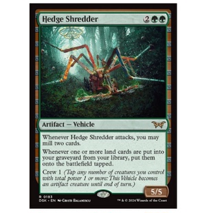 万智牌 金 树篱伐木械 Shredder 绿色 Hedge 牌客窝