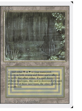 牌客窝 万智牌 支流 Bayou 地