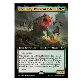 万智牌 血口坐骑噬人蛙怪 The Gitrog, Ravenous Ride 秘稀 多色
