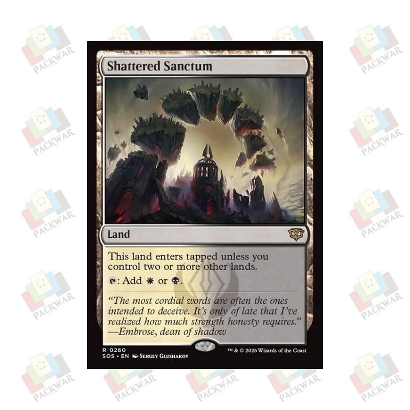 牌客窝 万智牌 破碎圣所 Shattered Sanctum  金 地 闪图片