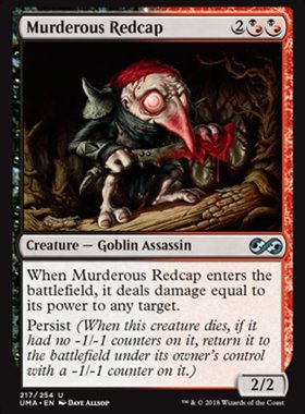 牌客窝 万智牌 夺魂红帽客 Murderous Redcap 银 多色 闪