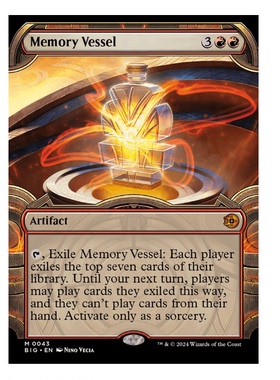 牌客窝 万智牌  记忆皿  Memory Vessel 秘稀 红色