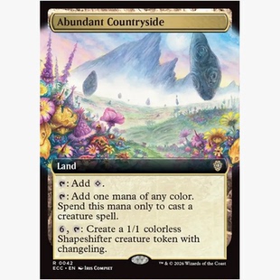 牌客窝 万智牌 丰足乡野 Abundant Countryside 金 地