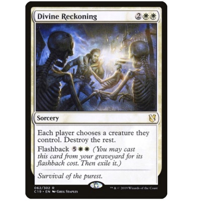 牌客窝 万智牌  神圣报应  Divine Reckoning 金 白