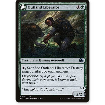 牌客窝 万智牌 离乡救难人 Outland Liberator 银 绿