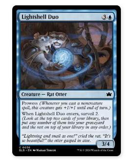 牌客窝 万智牌 亮壳搭档 Lightshell Duo 铁 蓝