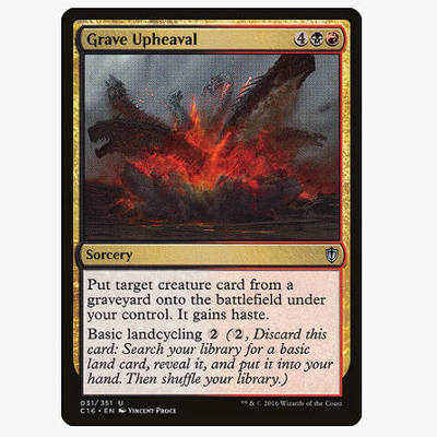 牌客窝 万智牌 坟场动荡 Grave Upheaval 银 多色