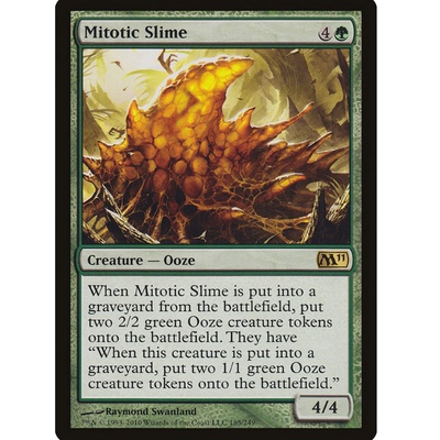 牌客窝 万智牌  丝裂黏菌 Mitotic Slime 金 绿