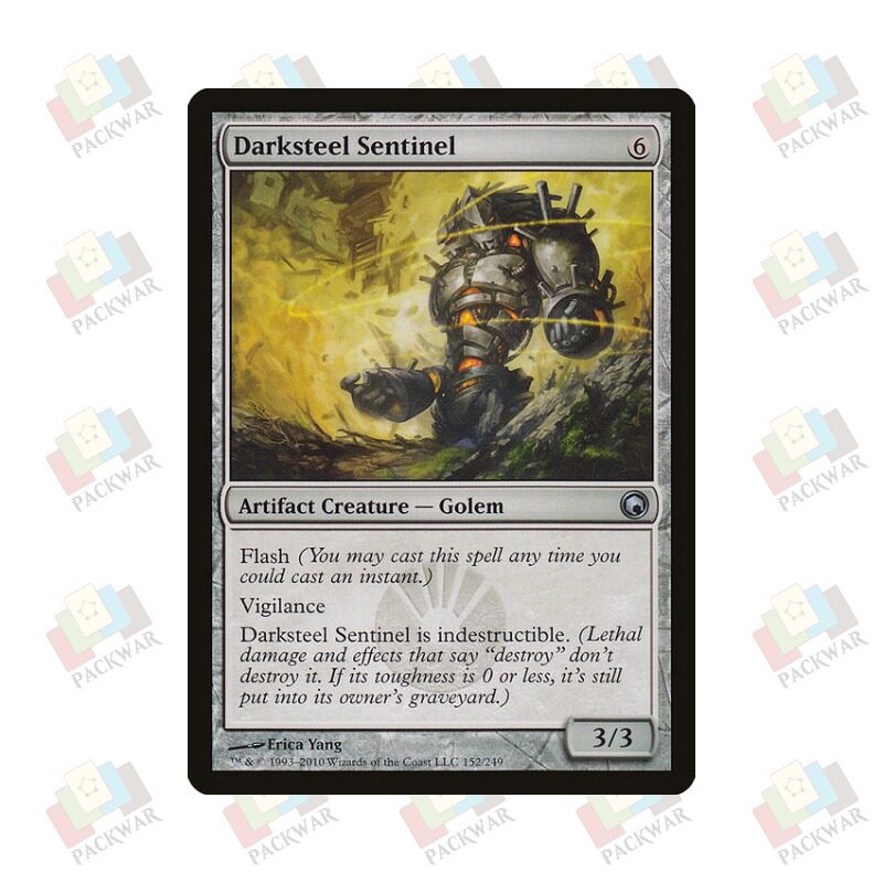 牌客窝 万智牌 玄铁哨兵 Darksteel Sentinel 银 无色 闪