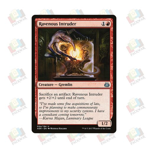 牌客窝 万智牌 贪婪入侵者 Ravenous Intruder 银 红 闪